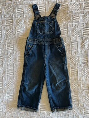 Genuine Kids from OshKosh Denim Bib Overalls 100% cotton Size 4T
